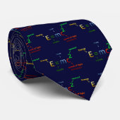 Cravate E = MC^2. E equals MC Squared (Roulé)