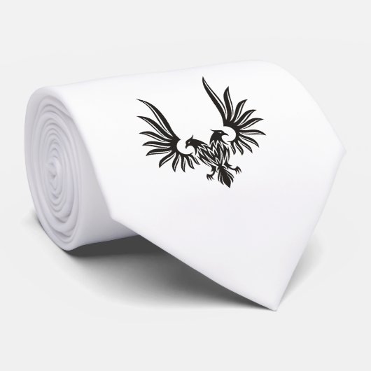 Cravate Eagle avec deux têtes (Roulé)