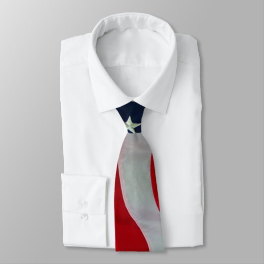 CRAVATE EAGLE CHAUVE --DRAPEAU AMÉRICAIN (Attaché)