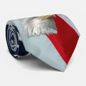 CRAVATE EAGLE CHAUVE --DRAPEAU AMÉRICAIN (Roulé)