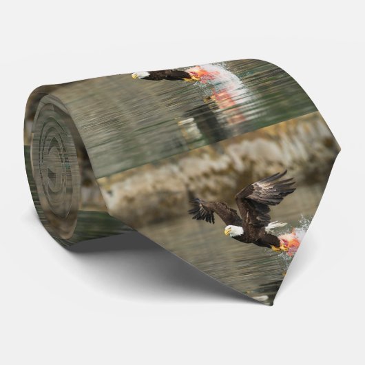 Cravate Eagle chauve explosif (Roulé)