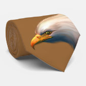 Cravate Eagle peint (Roulé)