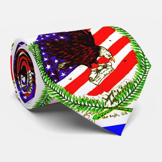 CRAVATE EAGLE PUISSANT, EAGLE PUISSANT, EAGLE PUISSANT, (Roulé)