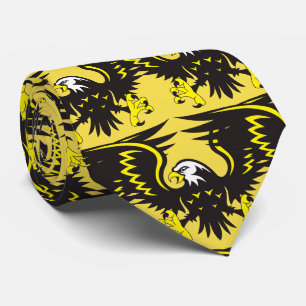Cravate Eagles Black Football Baseball Necktie