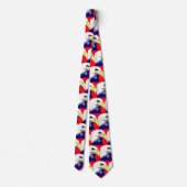 Cravate Eagles Blue Football Baseball Necktie (Dos)