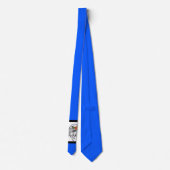 Cravate Eagles Sports Blue White Necktie (Dos)