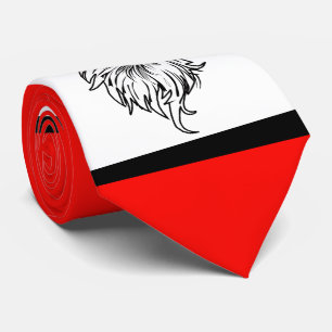 Cravate Eagles Sports Rouge Blanc Cou