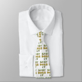 Cravate Easy It Recovery Slogan Citation Vert Or Texte (Attaché)