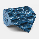 Cravate Eau bleue cool (Roulé)
