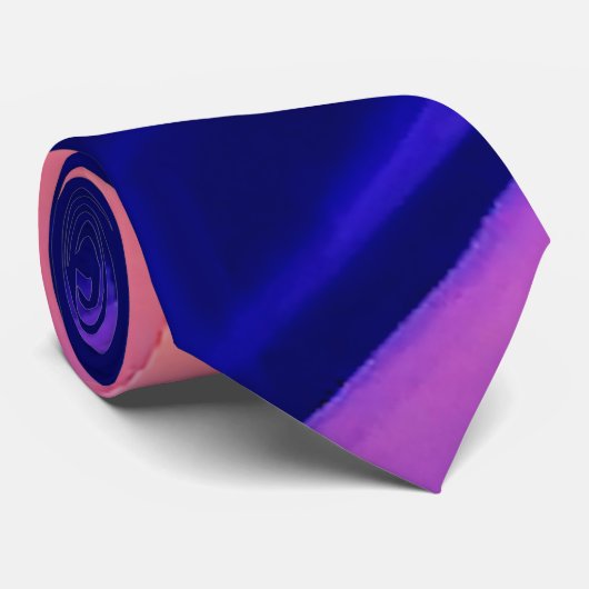 CRAVATE EAU DE CHUTE ABSTRAITE (Roulé)