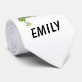 Cravate Eau Lily Fleur mignonne Enfant Floral Fée Girl (Roulé)