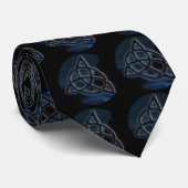 Cravate Eau Triquetra (Roulé)