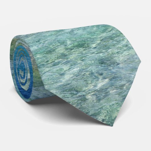Cravate Eaux sombres (Roulé)