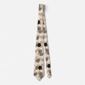 Cravate Ebon Fleurs (Devant)