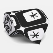 Cravate Échantillon moderne du milieu du siècle (Roulé)