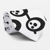 Cravate Échantillon moderne du milieu du siècle (Roulé)