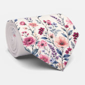 Cravate Écharpe à impression florale élégante (Roulé)