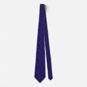 Cravate Écharpe abstraite bleue contemporaine (Devant)