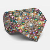 Cravate Écharpe de luxe de style persan designer | Fausse (Roulé)
