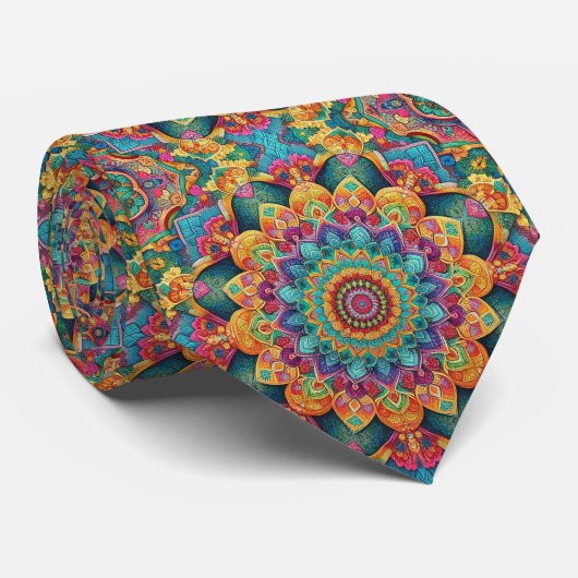 Cravate Écharpe de luxe de style persan designer | Fausse (Roulé)