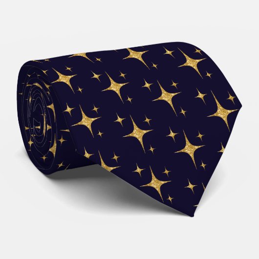 Cravate Écharpe pour hommes Holiday Stars (Roulé)
