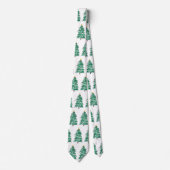 Cravate Écharpes de Noël Arbre Moderne (Devant)