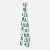 Cravate Écharpes de Noël Arbre Moderne (Dos)