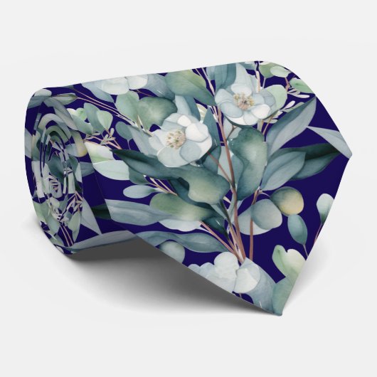 Cravate Echarpes formelles en Eucalyptus | Simples et Clas (Roulé)