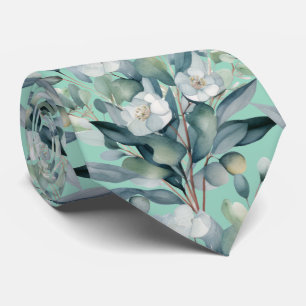 Cravate Écharpes formelles pour le cou en Eucalyptus Sim