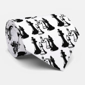 Cravate Échecs (Roulé)