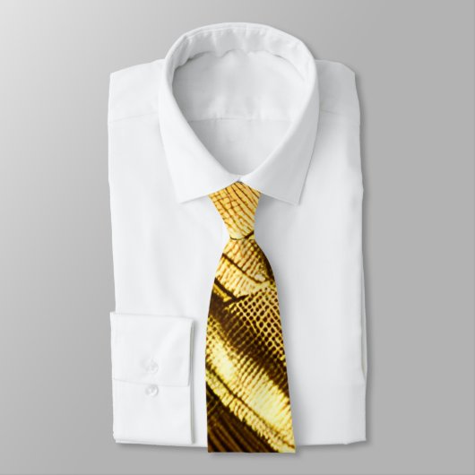 Cravate Échelle de dragon d'or (Attaché)