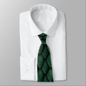 Cravate Échelles de dragon vert (Attaché)