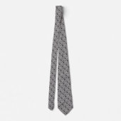 Cravate Échelles de justice avocat gris noir, Juridique, J (Dos)