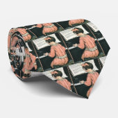 Cravate Échelles par Jessie Willcox Smith, fille de musiqu (Roulé)