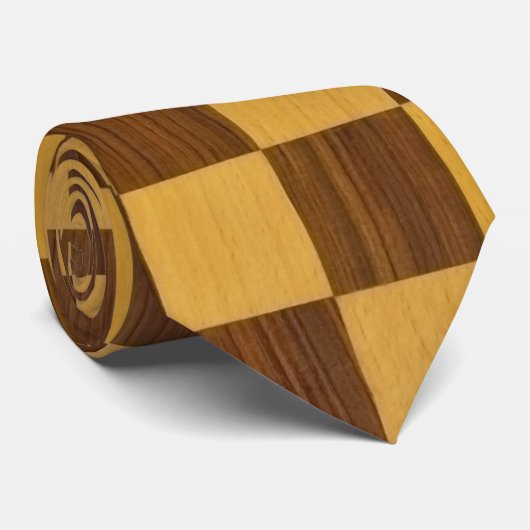Cravate échiquier (Roulé)