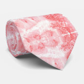Cravate Échos Cramoisis (Roulé)