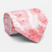 Cravate Échos cramoisis (Roulé)
