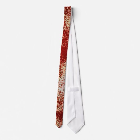 Cravate éclaboussure souillée par sang (Dos)