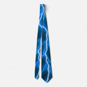 Cravate Éclair - Bleu (Dos)