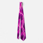 Cravate Éclair - Fuchsia (Dos)