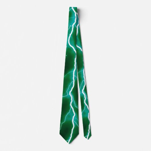 Cravate Éclair - Vert (Devant)