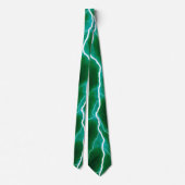 Cravate Éclair - Vert (Dos)