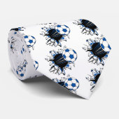 Cravate Éclat de ballon de football (Roulé)