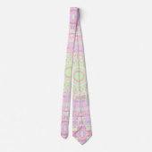 Cravate Éclectique Boho Groovy Tripant Hippie Pastel Manda (Dos)