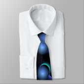 Cravate ECLIPSE MONOGRAM Vibrant noir bleu (Attaché)