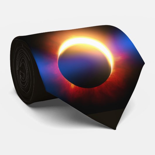 Cravate Éclipse solaire (Roulé)