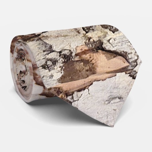 Cravate Écorce de Birch Rustique (Roulé)