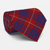 Cravate écossaise de tartan de Hamilton de clan (Roulé)
