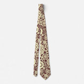 Cravate Écosystème - Crème sur Dark Brown (Dos)