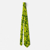 Cravate Écosystème - Jaune et vert foncé (Dos)